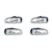 4x Foglight Foglamp for Accord 7th 2003-2007 Car Front Bumper Fog Light Daytime Driving Lamp with Bulb