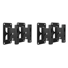4Pcs Speaker Wall Mount,Ceiling Mounting Bracket Angle Adjustment Household Support for Home Office KTV Sound Speaker