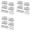 12 Set Solar Panel Mounting Bracket Kits PV Panel Roof Solar Panel Aluminum Mounting Z Type Bracket 1