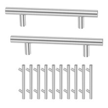 12 Pack 6 Inch Cabinet Pulls, Stainless Steel Kitchen Cabinet Handles,3-3/4 Inch Hole Center Drawer Pulls