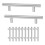 12 Pack 6 Inch Cabinet Pulls, Stainless Steel Kitchen Cabinet Handles,3-3/4 Inch Hole Center Drawer Pulls 1