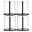 4 Pack Empty Disc Box, DVD Cd Spindle Case Cd Disc Storage Container, Clear Plastic Cover 1
