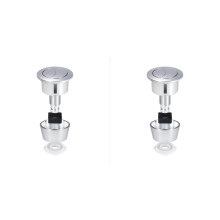2X Universelles WC-Spülknopf-Set - Ersatz für WC-Druckknöpfe mit Zweimengenspülung für 40-mm-, 50-mm- und 60-mm-Spülkastendeckellöcher