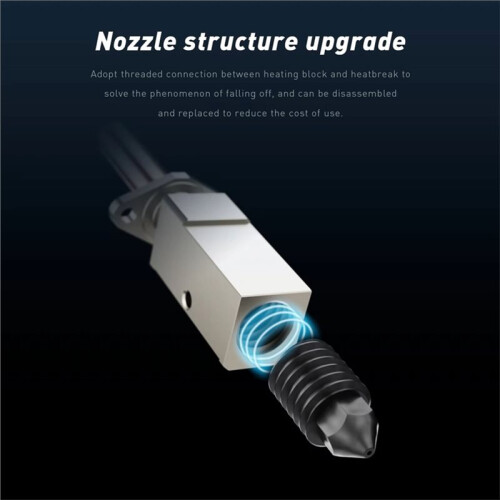 Upgrades for  X1 Hotend 0.4mm Thermistor Nozzle Kit 3D Printer Accessories 1