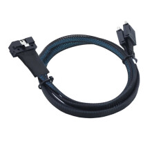 Kabel do Przesyłu Danych SAS MCIO SFF-8654 8I 5.0 74P do 2X Dual Oculink SAS SFF-8611 4I Server 0,5 M