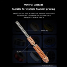 5PCS for Nozzle 0.2 Harden Steel 3D Printing Accessories