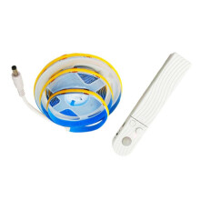 Bande LED COB 8 mm 3000 K 5 V avec Détecteur de Mouvement, LED Flexible 320 LED/M, Veilleuse à Induction pour Escalier et Cuisine