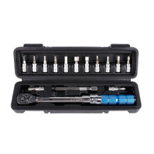 Preset Torsion Ratchet Wrench Set 2-24Nm Torque with 0.2Nm Fine Tuning High-Precision Torque Maintenance Tools
