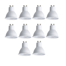 10PCS LED Spot Light GU10 AC220V LED Saving Bulb 7W LED Lamp Spotlight Bulb 38 Degree Lampara for Home