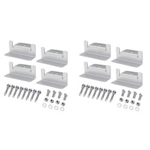 8 Set Solar Panel Mounting Bracket Kits PV Panel Roof Solar Panel Aluminum Mounting Z Type Bracket