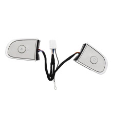 Steering Wheel Volume Adjust Cruise Control Button for E2 Proton EMas 5 2025-2026 Silver-Gray