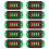 10PCS 1-8S Lithium Battery Capacity Indicator Module Three String LED Lithium Battery Pack Indicator Board 3-34V B 1