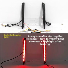 For GAC Empow 2021-2024  Attitude  2024 2025 LED Rear Bumper Light Brake Light Sequential Turn Signal Light