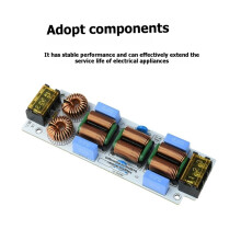 10A AC 110V-250V EMI Filter AC 110-250V Single Phase 4-Stage EMI Filter Electromagnetic Interference Filter