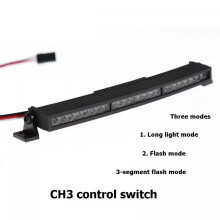 Metalen LED-Daklichtbalk voor 1/10 voor Axial FMS TRX4 H8P RC Crawler Upgrade-Onderdelen