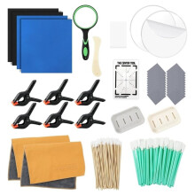 290-Delige Set voor Het Reinigen en Restaureren van Kaarten,Centreergereedschap en Opbergkoffer, Multifunctionele DIY Benodigdheden voor Het Onderhoud