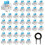 90Pc Keyboard Switches with  Puller,3PIN  Keyboard Clicker Replacement Dustproof Mechanical Keyboards Switches 1