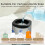Soap Dispenser Automatic Soap Dispenser Wall Mount Rechargeable Liquid Soap Pump for Bathroom Kitchen 1