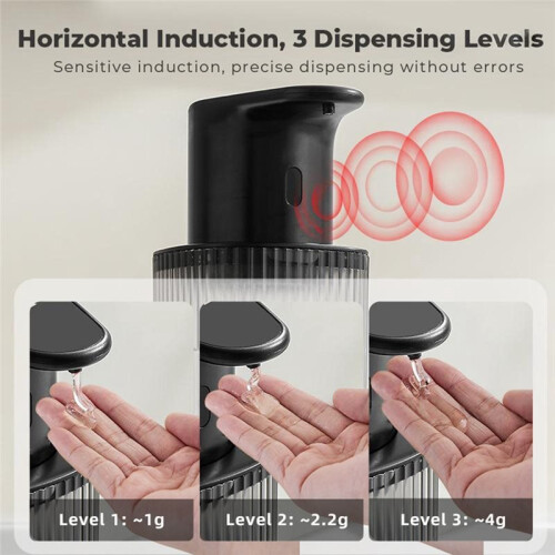 Soap Dispenser Automatic Soap Dispenser Wall Mount Rechargeable Liquid Soap Pump for Bathroom Kitchen 2