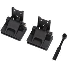 2pcs Dust Cover Hinge Turntable Parts for PS-11 PS-22 P-200 RW777 Metal Replacement Accessories