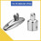 2 Pair Boat Bimini Top Hardware, Side-Mount Quick-Release Deck Hinges with Eye End Cap , Bimini Top Parts 4