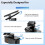 Backpack Clip Mount for  Osmo /Xtra Atto, 360 Adjustable Hat Holder with Strong Magnetic Grip 4