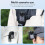 Backpack Clip Mount for  Osmo /Xtra Atto, 360 Adjustable Hat Holder with Strong Magnetic Grip 5
