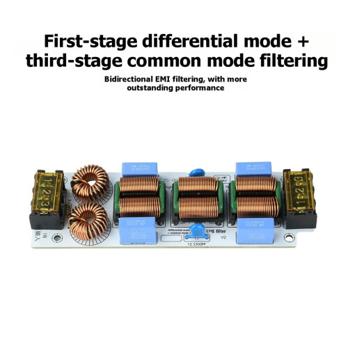 Filtro EMI da 10 A CA 110 V-250 V, Monofase, A 4 Stadi, per Interferenze Elettromagnetiche. 2