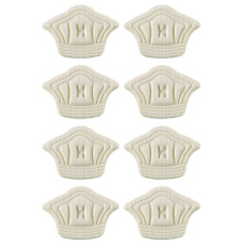 4 Pair Heel Grips Liner Cushions Inserts,Adhesive Heel Grips Inserts for Loose Shoes Beige Thickness 5mm