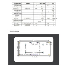 5PCS RCWL-1601 Ultrasonic Distance Sensor Module Ranging Detector 3V-5.5V for HC-SR04  Car Obstacle Avoidance