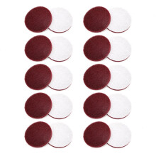 20 Disques Abrasifs de 7,6 cm (3 Pouces) - Disques de Polissage Rouges Haute Résistance pour Polisseuses de Métaux