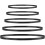5 Sizes Turntable Belt Rubber Flat Drive Belt for Repair Replacement Different Specifications Belt-Driven Turntables 2