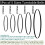 5 Sizes Turntable Belt Rubber Flat Drive Belt for Repair Replacement Different Specifications Belt-Driven Turntables 6
