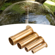 1 Stück Messing-Glockenbrunnendüse in Pilzform für Wassersprinkler, Gartenteich, Außendekoration, 1/2-Zoll-Gewinde, 1 Zoll
