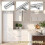12 Pack 6 Inch Cabinet Pulls, Stainless Steel Kitchen Cabinet Handles,3-3/4 Inch Hole Center Drawer Pulls 4