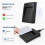 RFID NFC Reader 13.56 MHz USB,IC Card Reader Contactless ISO 14443A,Plug & ,with 5 RFID Keychains,RFID Reader for PC 2