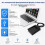 RFID NFC Reader 13.56 MHz USB,IC Card Reader Contactless ISO 14443A,Plug & ,with 5 RFID Keychains,RFID Reader for PC 1