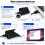 RFID NFC Reader 13.56 MHz USB,IC Card Reader Contactless ISO 14443A,Plug & ,with 5 RFID Keychains,RFID Reader for PC 5