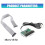 1.44MB 3.5" USB Cable Adapter 34Pin to USB Floppy Drive Conversion Adapter U Disk to Floppy Disk PCB Board 6