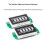 10PCS 1-8S Lithium Battery Capacity Indicator Module Three String LED Lithium Battery Pack Indicator Board 3-34V B 3