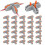 60PCS T Shape Lever Nut Wire Connector, Quick Splitter 3 Way Electrical Connectors 3