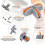 60PCS T Shape Lever Nut Wire Connector, Quick Splitter 3 Way Electrical Connectors 6