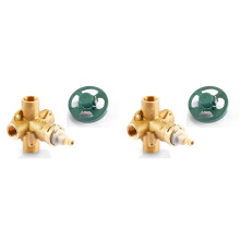 2X 2510 Shower Valve, Brass Pressure Balancing Shower Valves Replacement for Moen 2510-1/2 Inch IPS Connections