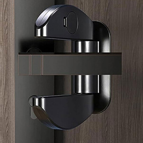 Door Levers Universals Anti-Open Handle Multifunction Hide Button Buckles 1
