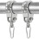 2 Pcs 2-7/8" Swing Hangers Set Swing Pipe Hanger Cast Swing Bracket Swing Accessories 3