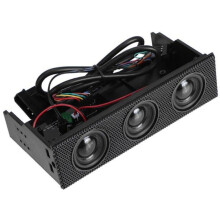 Frontpanel-Medien-Dashboard für PC-Frontpanel mit Stereo-Surround-Lautsprechern, Integriertem Mikrofon und Frontlautsprecher, 1 Stück
