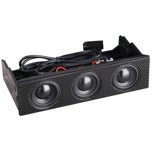 Front Panel Media Dashboard PC Front Panel Speaker Stereo Surround Computer for Case Built in Mic Loudspeaker Front, 1PC 2