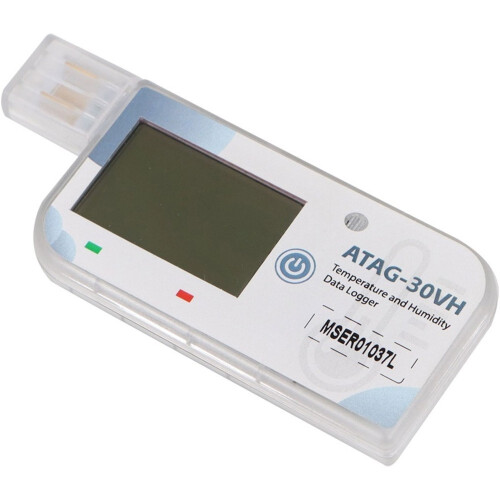 180 Days Temperature and Humidity Data Logger Waterproof USB Logger PDF Report LCD Display for Transport Storage 1