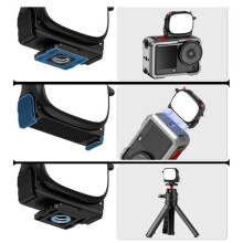 LED Light Accessories, Magnetic Fill Light, 3 Color Modes & Brightness Levels, Compatible for Osmo Action 6