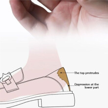 4 Paia di Inserti Antiscivolo per Tallone, Inserti Adesivi Antiscivolo per Scarpe Larghe, Colore Nero, Spessore 5 mm